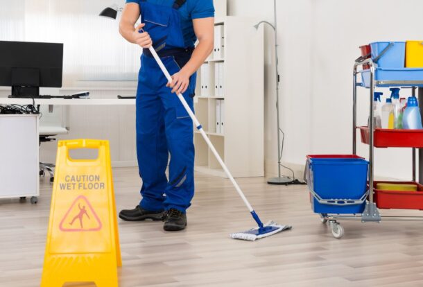 service de nettoyage de planchers