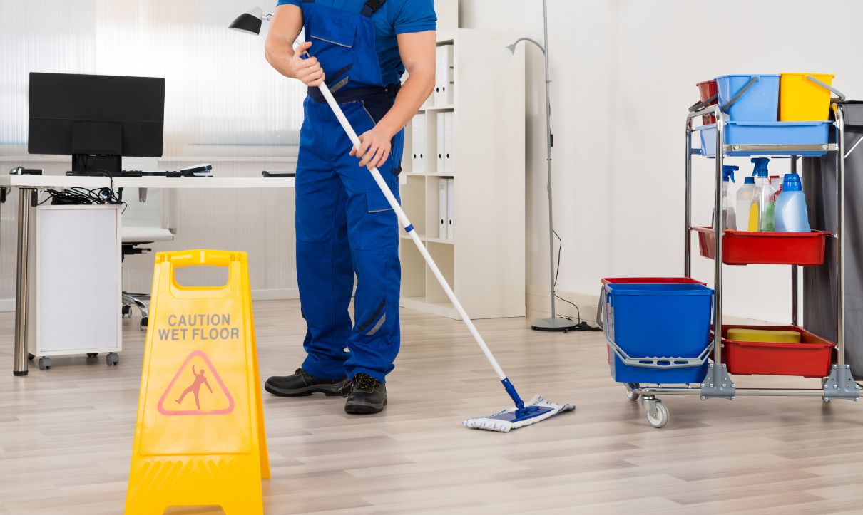 service de nettoyage de planchers
